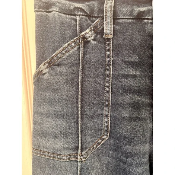 Kut From The Kloth Meg Jeans Womens 6 Blue Wide Leg High Rise Exposed Button Fly - Picture 5 of 12